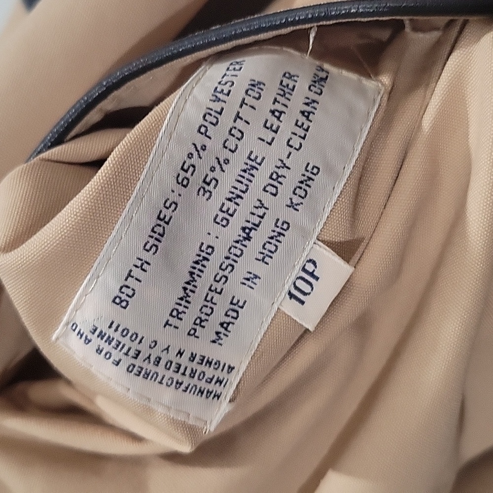 Reversible navy/camel , Structured Trench - Picture 12 of 12